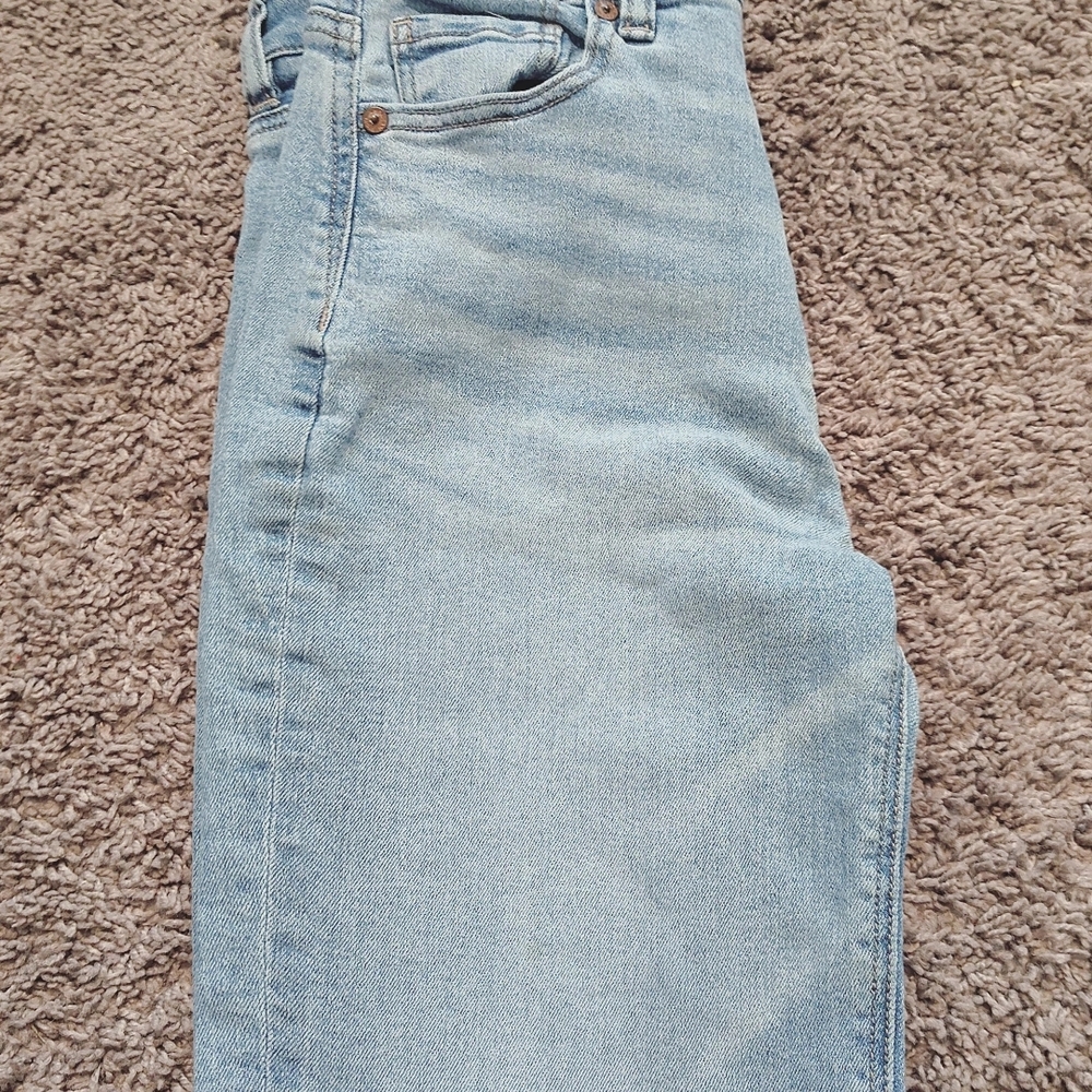 American Eagle Outfitters Light Blue Denim Pants - Picture 1 of 5